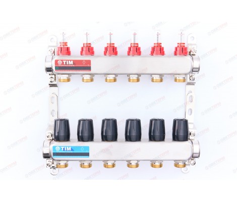 Коллектор с расходомерами без кранов и воздухоотводчиков 1