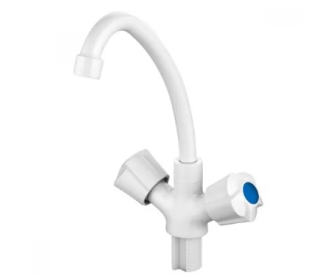Смеситель для кухни AMA-271 белый Plamix Смеситель для кухни AMA-271 белый Plamix
