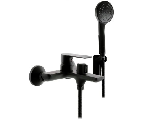 Смеситель для ванны Alex 009 Euro черный, короткий Mixxus Premium