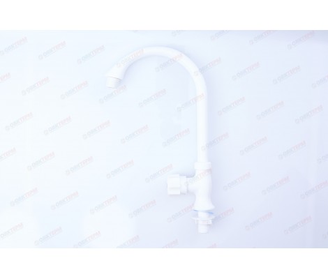 Смеситель моно для холодной воды PLAMIX Mono-004 White (без подводки)