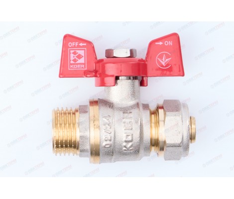 Кран для металлопластика 16*1/2