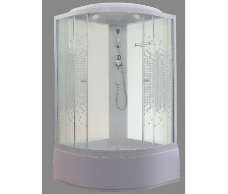 Душевая кабина ALIOTTI ALT-090WW 90*90*215 (стекло 4 мм,высокий поддон) 3 места