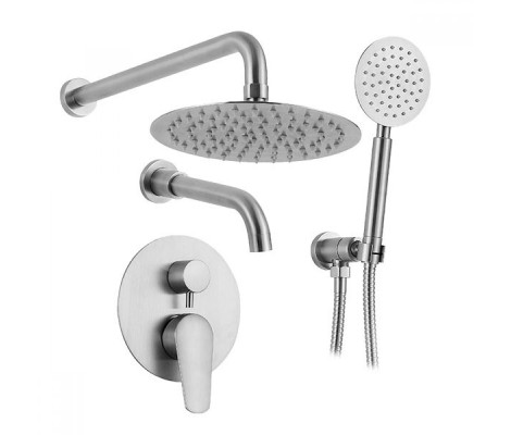 Душевая система BOX-009 встраиваемая из нержавеющей стали SUS304 Mixxus