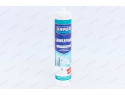 Герметик силиконовый санитарный Бесцветный 300мл Польша Krass