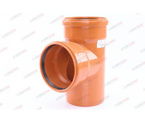 Тройник 160/160/90° рыжий RTP