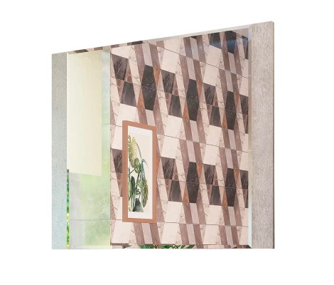 Зеркало Catherine 80 №4 белый камень Eva Gold