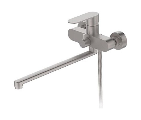 Смеситель для ванны F22806 нержавеющая сталь катридж 35мм Frap Смеситель для ванны F22806 нержавеющая сталь катридж 35мм Frap