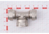 Тройник обжимной 16*1/2