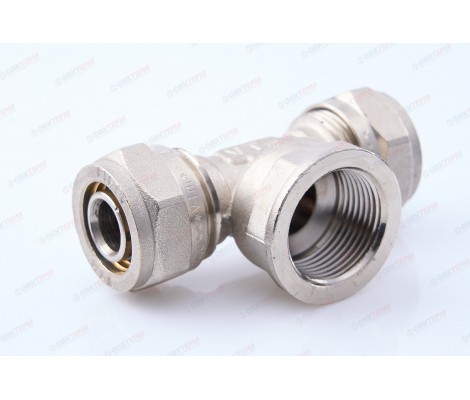 Тройник обжимной 20*3/4