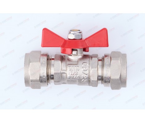 Кран шаровой под обжим 16 бабочка VT.343.N.1616 Valtec