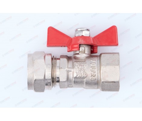 Кран шаровой под обжим 16* 1/2