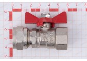 Кран шаровой под обжим 16* 1/2