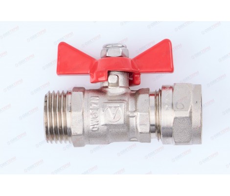 Кран шаровой под обжим 16* 1/2