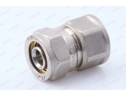 Соединитель обжимной 16*1/2