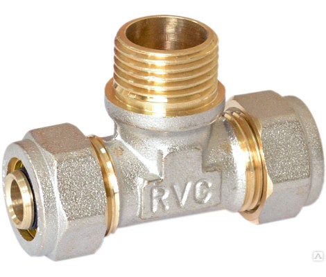 Тройник 26 * 1/2