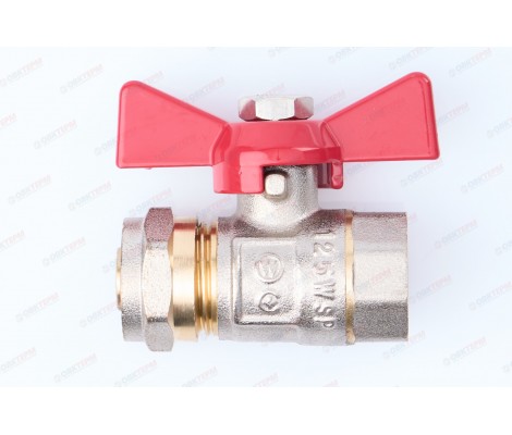 Кран для металлопластика 16*1/2