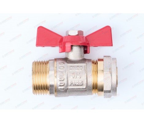 Кран для металлопластика 20*3/4