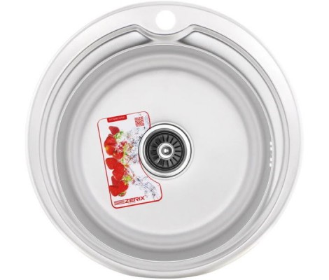 Мойка врезная Z510-08-180MD micro decor Zerix Мойка врезная Z510-08-180MD micro decor Zerix