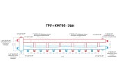 Разделитель гидравлический модульного типа ГРУ + КМГ100 - 7ВН Rispa