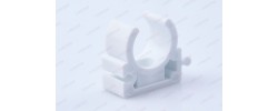 Крепление &Oslash;20 без защелки белое Valfex