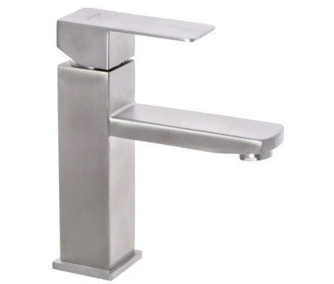 Смеситель для умывальника KUB 001 &Oslash;40 высокий из нержавеющей стали SUS304 Mixxus 