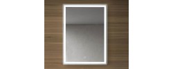 Зеркало-шкаф 530х750 прямоугольное с подсветкой Киото 50 (сенсорный выключатель) Silver Mirrors