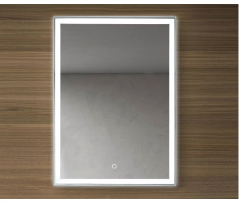 Зеркало-шкаф 530х750 прямоугольное с подсветкой Киото 50 (сенсорный выключатель) Silver Mirrors