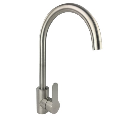 Смеситель для кухни DAX-011 из нержавеющей стали Zerix