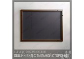 Зеркало 60*80 с фацетом на бронзовом алюм профиле, универс. крепл. 859 КЗСК