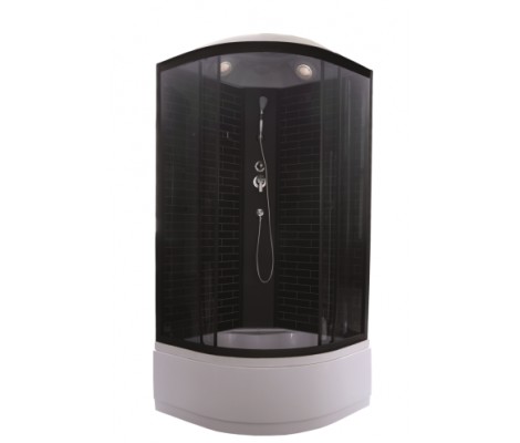 Душевая кабина ALIOTTI ALT-Е90 90*90*215 (стекло 4 мм,высокий поддон) 3 места