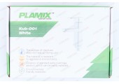 Смеситель для умывальника Kub-001 белый без подводки Plamix