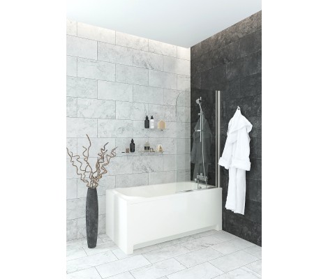 Душевое ограждение JY70 на ванну прозрачное стекло 70*130 Грандфаянс Душевое ограждение JY70 на ванну прозрачное стекло 70*130 Грандфаянс