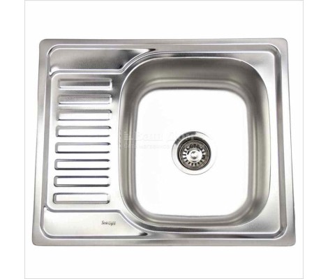 Мойка врезная 48x58L * 0,60мм + сифон Vladix Мойка врезная 48x58L * 0,60мм + сифон Vladix