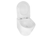 Унитаз подвесной ALIOTTI ALT-3203U Rimless, ультротонкое сиденье дюропласт, SC