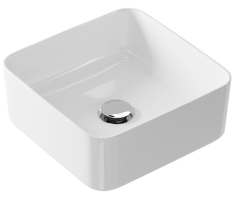 Раковина накладная на столешницу R7098C белая P Redo