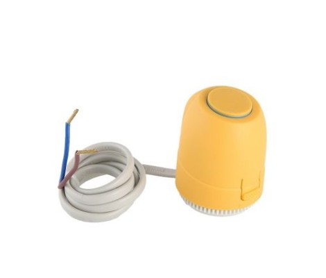 Сервопривод электротермический закрытый-желтый 220В VT.TE3042.0.220 Valtec