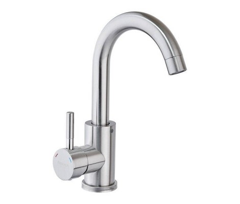 Смеситель д/умывальника нерж/сталь ARMATA SUS-001-C(N)