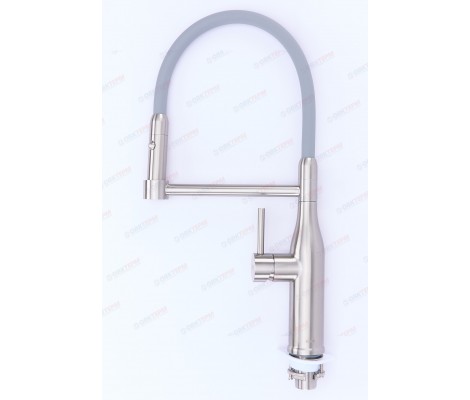 Смеситель для кухни KI-70005-02 из нержавеющей стали SUS304 серый Koer