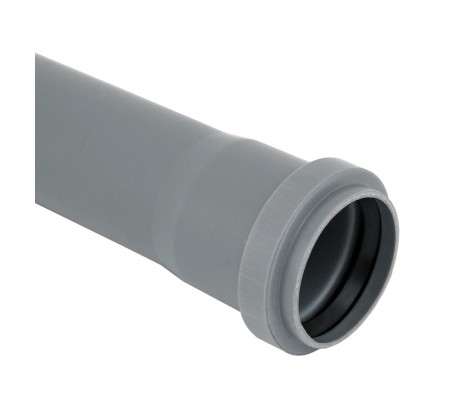 Труба канализационная внутренняя ПП 50 * 1,8 * 1 м серая BF Plastek