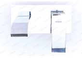 Смеситель для умывальника KB-16007-01 встраиваемый хром Koer