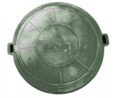 Люк тяжелый 5т С (ДН650/ДВ580хВ115) ЗЕЛЕНЫЙ