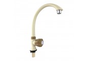 Смеситель моно для холодной BRIMIX металлокерамика из пластика АБС (бежевый) премиум