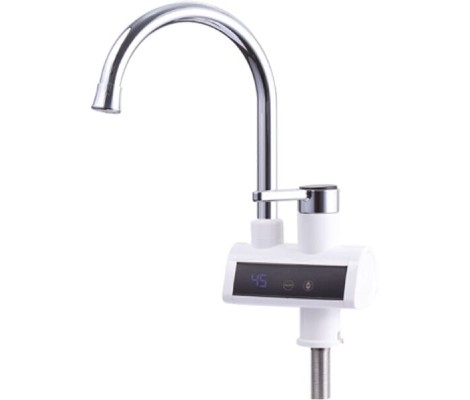 Водонагреватель 3,3 kW  проточный с индикатором температуры, регулировка мощности Reset ELW44-E Zerix