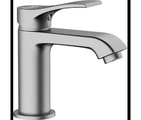 Смеситель для раковины F1075-9 оружейная сталь Frap