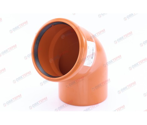 Отвод 110 67° рыжий RTP