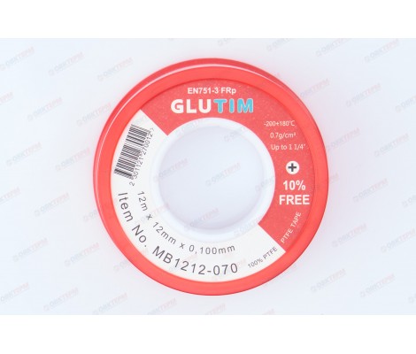 Фум для воды маленький12x12x0.1мм красный, плотность: 0,7г/см3 MB1212-070 TIM