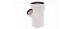 Тройник канализационный 110/50/45° ПП Sinikon Comfort 