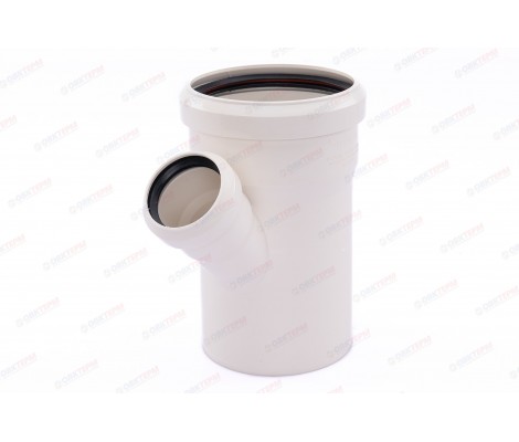 Тройник канализационный 110/50/45° ПП Sinikon Comfort 