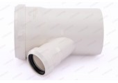Тройник канализационный 110/50/45° ПП Sinikon Comfort 