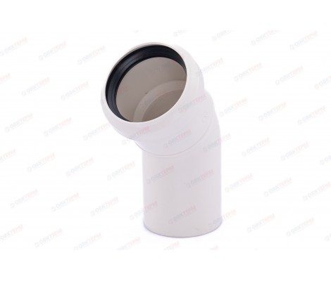Отвод канализационный 50/45° ПП Sinikon Comfort 